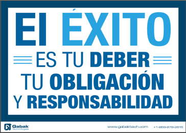 Wallpaper "El éxito es tu deber"